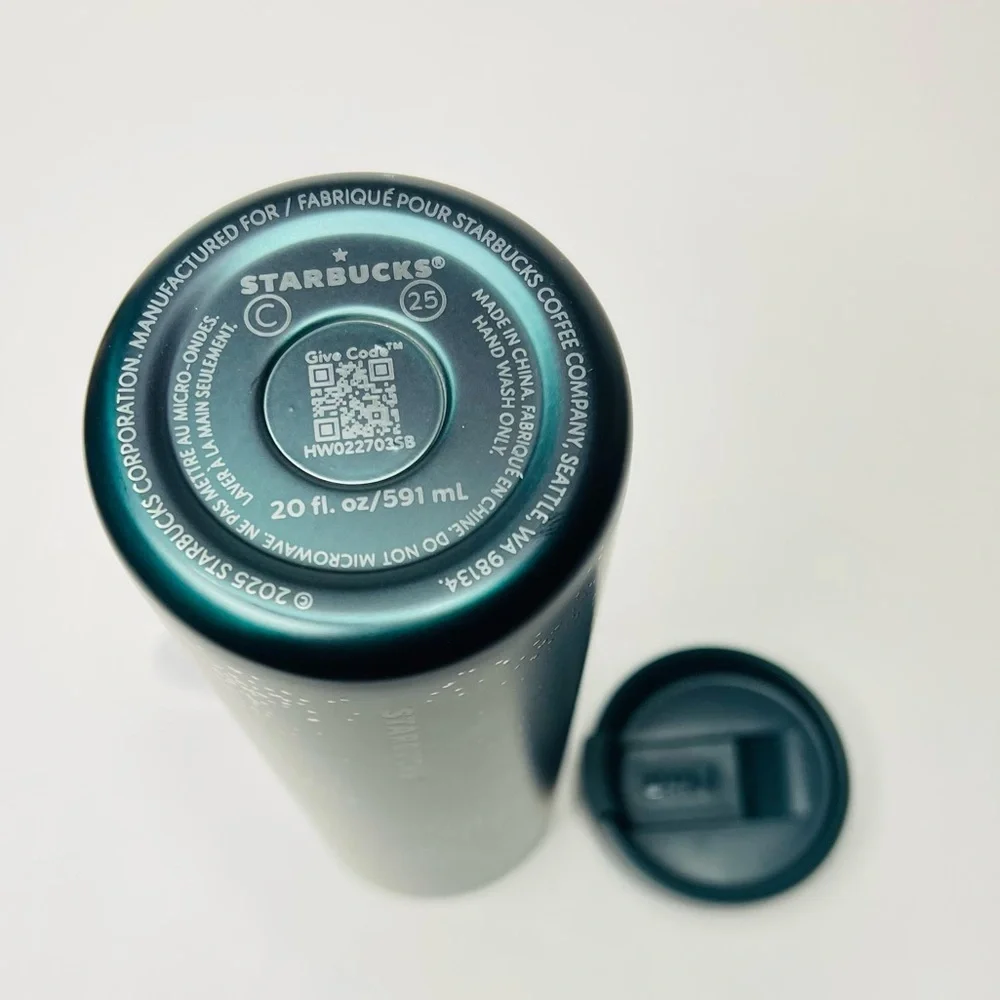 2025 Starbucks Evergreen Tumbler, gold dust, 20oz. ☕️ essential coffee cup
